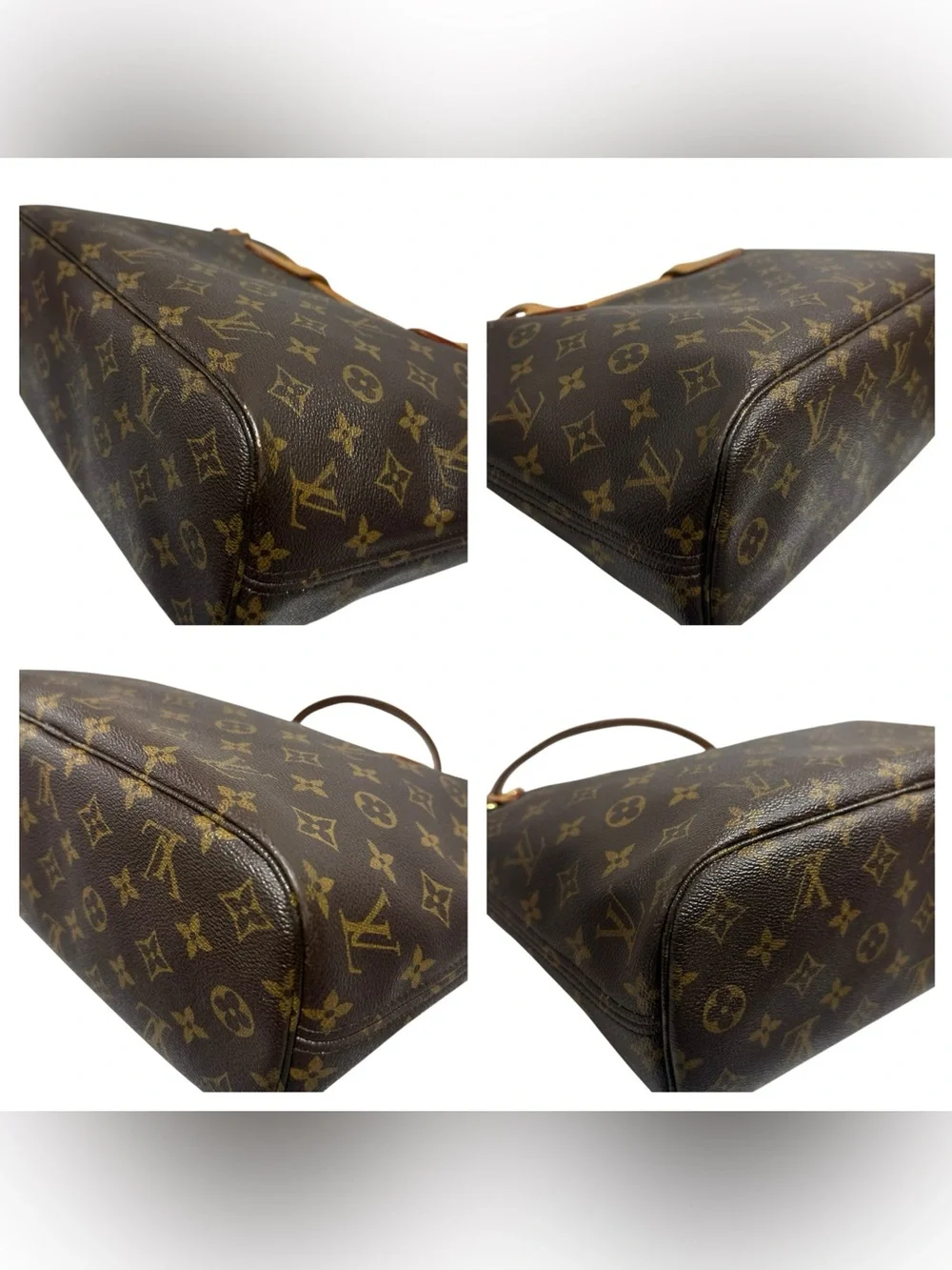 Louis Vuitton Monogram & Vachetta Neverfull PM Tote Bag